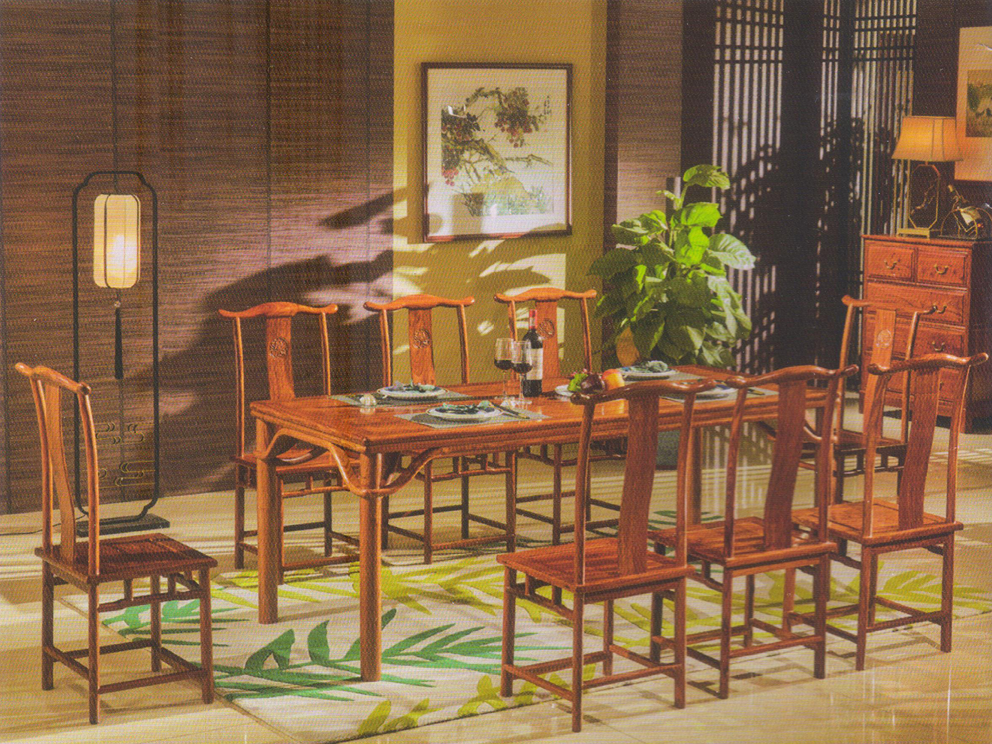 云龙餐桌